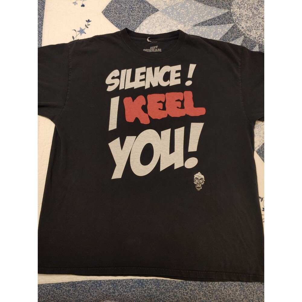 Jeff Dunham Achmed Shirt Mens 2XL Silence I Keel You Funny Comedy